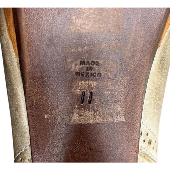 Bed Stu Brahmin Chelsea Pull On Heeled Boots Brown Leather Booties Size 11 - Picture 9 of 9